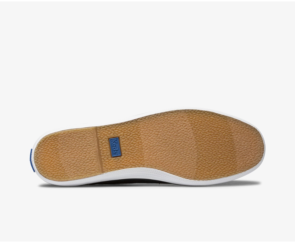 Slip Ons Keds Mujer Negros - Bryn - 8645-KQYXC